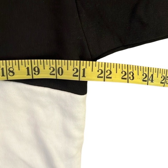 New Puma AS Cropped Hoodie Pullover Sweatshirt Black/Noir White Stripe Small - Picture 7 of 11